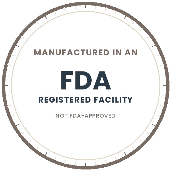 Produced in an FDA-registered facility